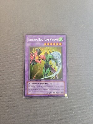 Yu-Gi-Oh! Elemental Hero Flame Wingman EHC1-EN004 Limited Edition-image
