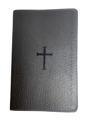 Holy Bible Holman CSB Compact Bible Black Leather Cover With Color Maps-image