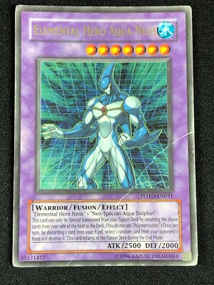 YUGIOH ELEMENTAL HERO AQUA NEOS POTD-EN031 ULTRA HP/CREASES-image