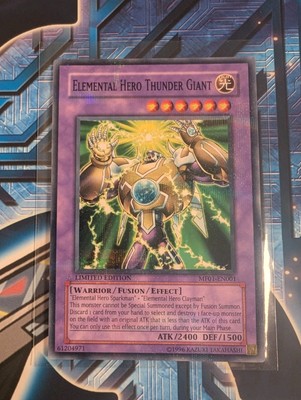 Elemental Hero Thunder Giant MF01-EN001 Parallel Rare Limited Edition-image