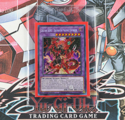 YuGiOh Destiny HERO-Destroyer Phoenix Enforcer MP22-EN209 Prismatic Secret Rare-image
