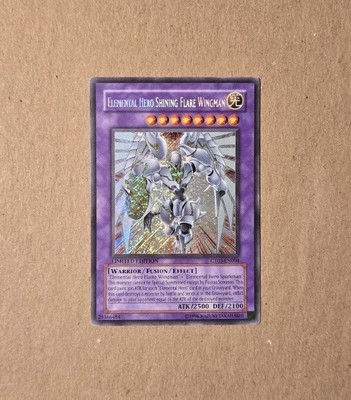 Yugioh Elemental Hero Shining Flare Wingman CT03-EN004 Secret Rare MP-image