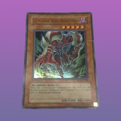 Yu-Gi-Oh Card - YSDJ-EN000 - ELEMENTAL HERO NECROSHADE (ultra rare holo)  HP-image