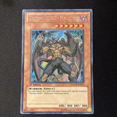 Destiny HERO - Malicious RYMP-EN034 Ra Yellow Mega Pack 1st Edition NM-image