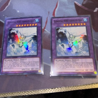 Elemental Hero Absolute Zero GENF-ENSE1 Super Rare Limited Edition X2-image
