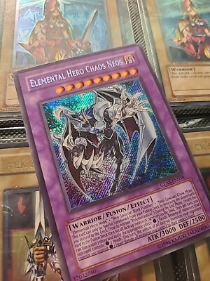 Elemental Hero Chaos Neos Secret Rare Unlimited GLAS-EN036 -image