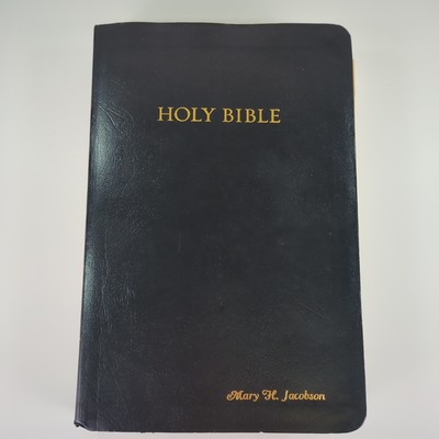 KJV Holy Bible Giant Print Reference Edition Red Letter Concordance Nelson 883C-image