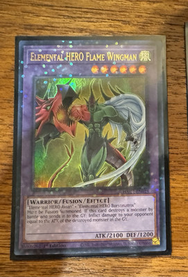 Elemental HERO Flame Wingman (Duel Terminal) HAC1-EN019 Ultra Rare -image