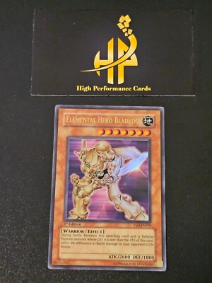 Elemental Hero Bladedge Ultra Rare 1st Editon YSD-EN019 1996 Yu-Gi-Oh! LP-image