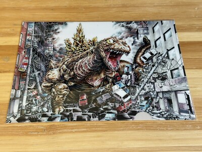 2017 TOHO Shin Godzilla 12x9 Clear File B 2nd Form Kaiju Art-image