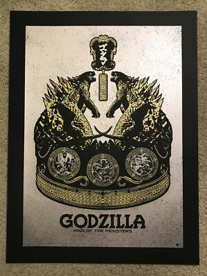 Godzilla Gojira Toho Japan Monster Horror Movie Art Print Poster Mondo Qfschris-image