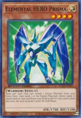 Yugioh! Elemental HERO Prisma - SGX4-ENE03 - Common - 1st Edition Near Mint, Eng-image