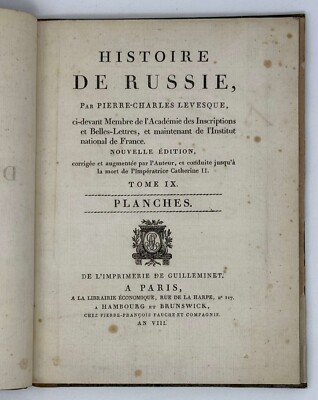 [RUSSIA-ASIA] Histoire de Russie [History of Russia]: Atlas Volume. 1800-image