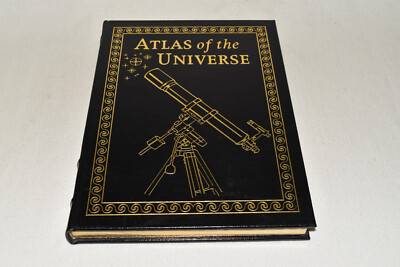 Easton Press ATLAS OF THE UNIVERSE Sir Patrick Moore 1ST EDITION LEATHER FINE/OP-image