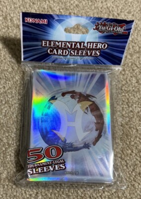 1x Elemental Hero Yugioh Card Sleeves - Sealed 50 Count-image