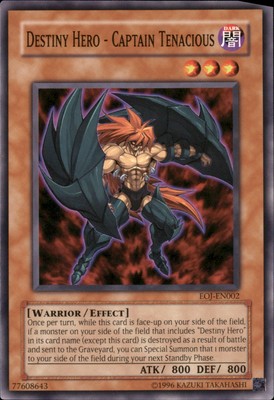 Destiny HERO - Captain Tenacious EOJ-EN002 Yugioh-image