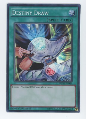 Yugioh Destiny Draw  DESO-EN014 Super Rare 1st Edition Nr Mint x2-image