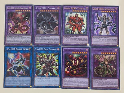 Yugioh Destiny HERO Deck Stratos Destroyer Phoenix Enforcer Xtra - Free Pack-image