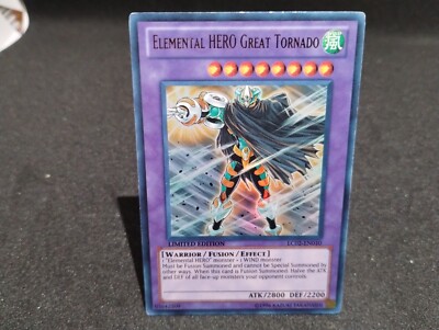 Yu-Gi-Oh! LC02-EN010 Limited Edition Elemental Hero Great Tornado card LP-image