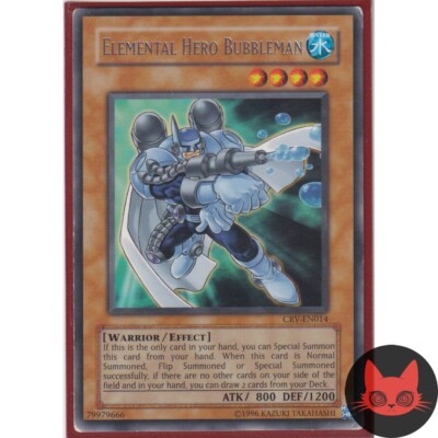 Yugioh Elemental HERO Bubbleman CRV-EN014 Rare LP-image