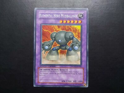 Yugioh - Elemental Hero Mudballman MDP2-EN002 Rare Promo-image