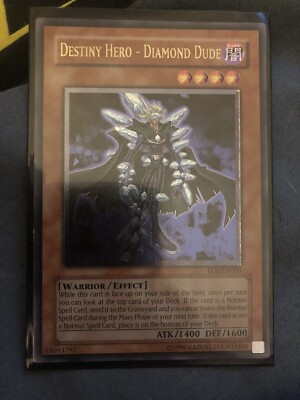 DESTINY HERO - DIAMOND DUDE YU-GI-OH! ULTIMATE RARE EOJ-EN003 NM (2)-image