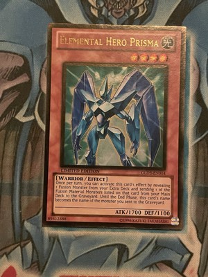 Elemental Hero Prisma - GLD3-EN014 - Gold Rare - LP-image