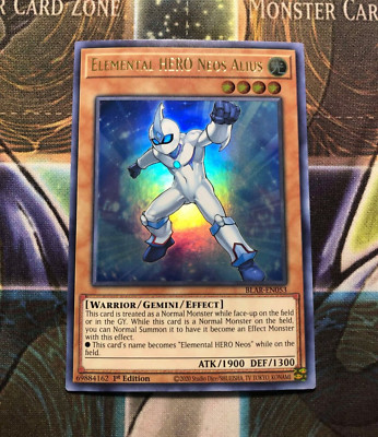 *** ELEMENTAL HERO NEOS ALIUS *** 1ST EDITION ULTRA RARE BLAR-EN053 YUGIOH!-image