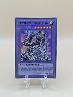 YUGIOH TCG ELEMENTAL HERO GAIA CT08-EN011 SUPER LIMITED EDITION NM-image