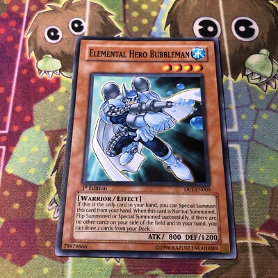 ELEMENTAL HERO BUBBLEMAN DP1-EN009 1ST EDITION NM-image