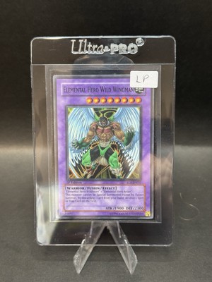 Yugioh! Elemental Hero Wild Wingman (EOJ-EN035) SR LP 1st edition-image