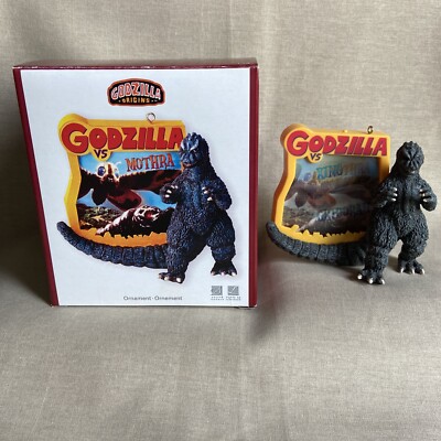 Godzilla Origins Vs Ornament 2007 Carlton Heirloom Light & Sound Lenticular 133-image