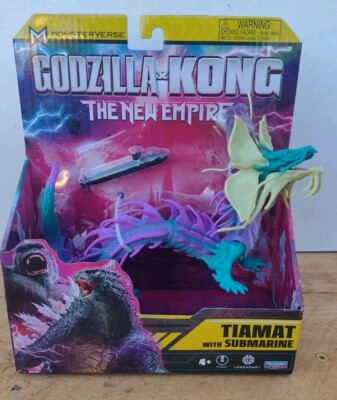 2024 Playmates Godzilla X Kong Monsterverse TIAMAT With Submarine Figure NEW-image