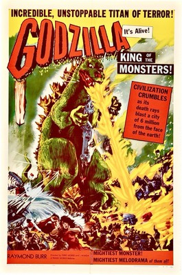 * GODZILLA * Vintage Sci-fi Movie Promo, Multiple sized Poster / Prints-image