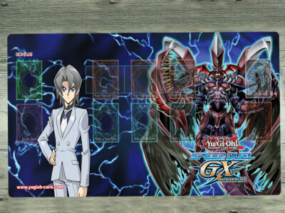 YGOmat Aster and Destiny Hero Plasma Trading Card Game Pad Playmat TCG CCG Mat-image