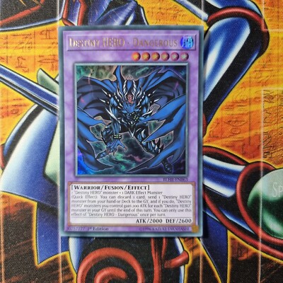 Destiny Hero - Dangerous - BLHR-EN063 - 1st Edition - Ultra - Yugioh-image