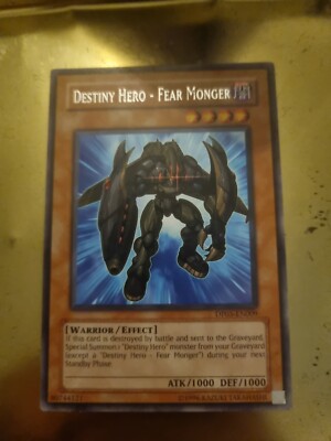 Destiny Hero - Fear Monger - Rare DP05-EN009 - LP - Mixed Conditions - YuGiOh-image