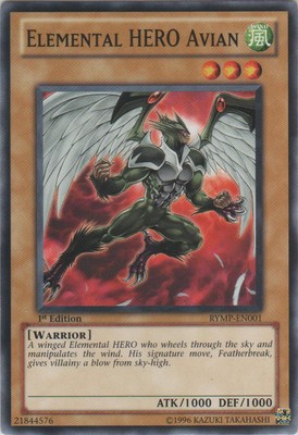 Elemental HERO Avian  - RYMP-EN001 - Common - 1st Edition NM YuGiOh!  Ra Yellow -image