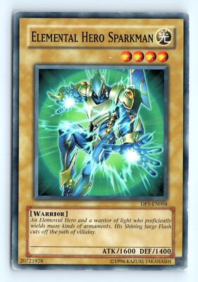 Yu-Gi-Uh Elemental Hero Sparkman #DP1-EN004 Duelist Pack 1: Jaden Yuki tcg LP-image