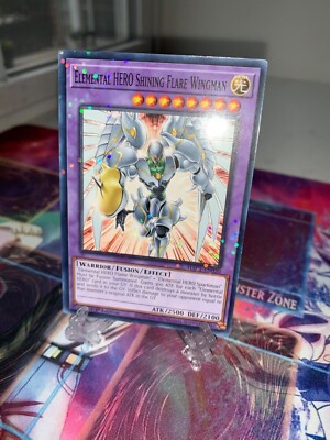 Yugioh x1 Elemental HERO Shining Flare Wingman Duel Terminal HAC1-EN020 (NM!)-image