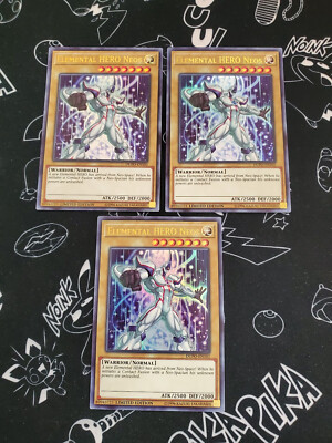 Yugioh - Elemental HERO Neos DUPO-EN102 NM Limited Ultra Rare x3-image