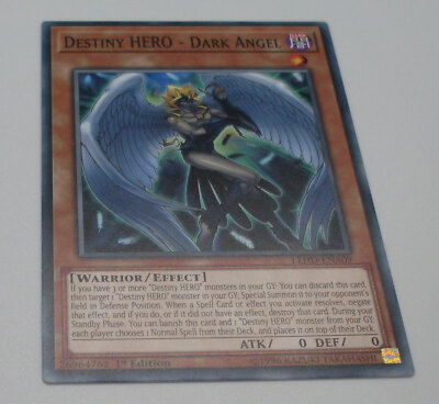Yu-Gi-Oh Card - Destiny HERO - Dark Angel - Warrior / Effect - Yugioh New-image