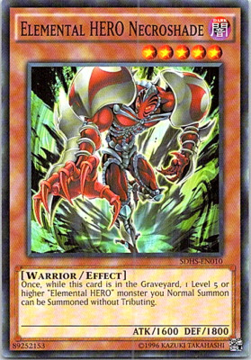 Elemental HERO Necroshade SDHS-EN010 Yu-Gi-Oh! Light Play Unlimited-image