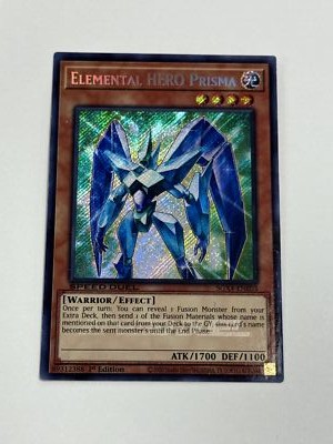 Yugioh! LP Elemental HERO Prisma - SGX4-ENE03 - Secret Rare - 1st Edition Lightl-image