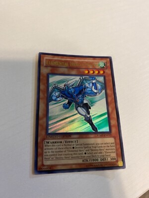Yu-Gi-Oh! TCG Elemental Hero Stratos Shonen Jump Promo JUMP-EN012 Limited Ultra-image