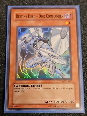 Destiny Hero - Disk Commander - WC07-EN003 - Super Rare - Limited Edition NM YuG-image