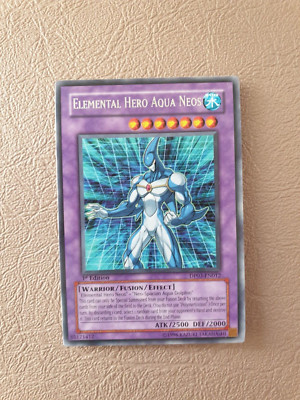 YUGIOH ELEMENTAL HERO AQUA NEOS RARE DP03-EN012 1ST ED NM-image