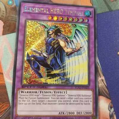 Elemental HERO Tempest SGX2-ENA21 Speed Duel GX: Midterm Paradox 1st Edition-image