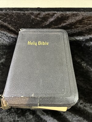 1947 Inspirational Bible KJV 1947  w/Bible in Alphabet - needs repair-image