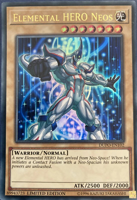 Elemental HERO Neos - DUPO-EN102 - Ultra Rare Limited Edition - YUGIOH TCG Card-image